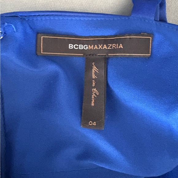 BCBG Maxazria Blue Mini Dress - Picture 3 of 3